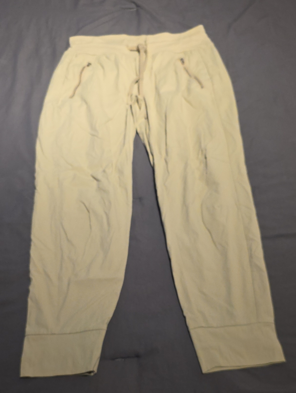 Athleta Trekkie North Women's Cream Drawstring Joggers